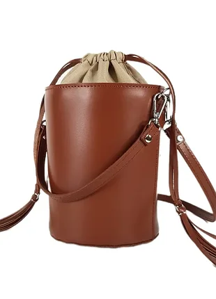 Сумка женская "моника" натуральная кожа, цвет 646 глина матовая