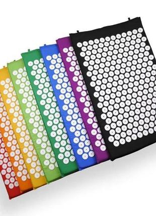 Масажний ортопедичний килимок з подушкою acupressure mat