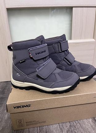 Сапоги чоботи зимові  для дівчинки viking geox superfit ecco viking 32 21 см устілка