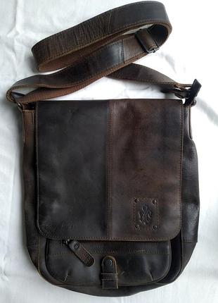 Кожаная мужская сумка spooky authentic.