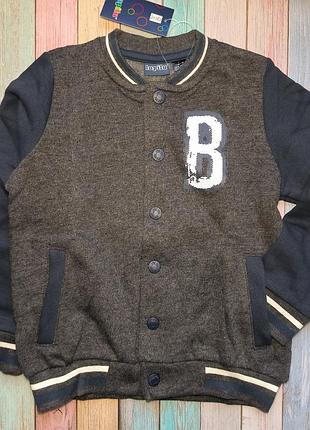 Утепленный бомбер на мальчика 5-6 лет