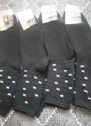 Шкарпетки жіночі махрові "ніскі етикетка житомир" класика бавовна/стрейч р/р 23-25.