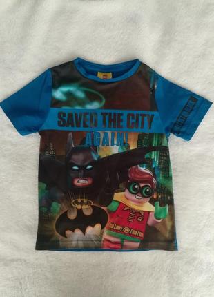 Классная футболка для мальчика george lego batman 5-6 лет