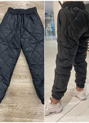 Теплые зимние штаны для девочки