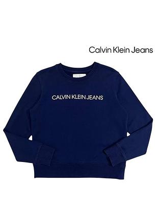 Оригинальный женский лонгслив calvin klein jeans размер s свитшот келвин клейн женская кофта кляйн женское худи водолазка /1
