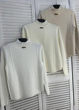 Гольф кашемировый, водолазка базовая