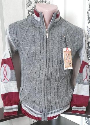 Кофта на молнии на рост от 140 до 158