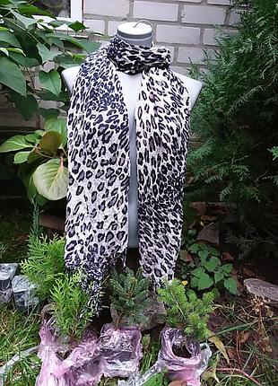 Шарф тигровый принт