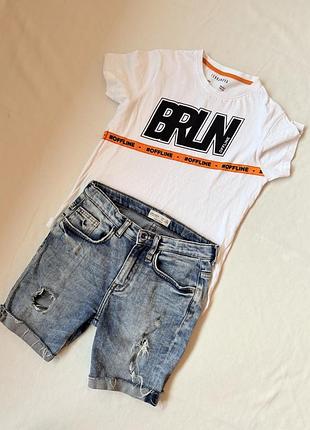 Одним лотом джинсові шорти і футболка р134