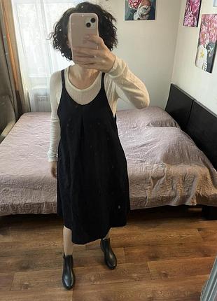 Черный сарафан clip m