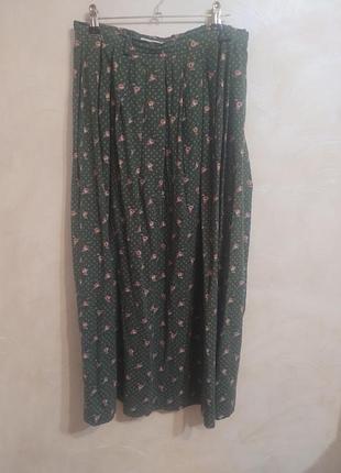 Спідниця в принт квітковий