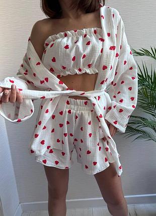 Пижама тройка