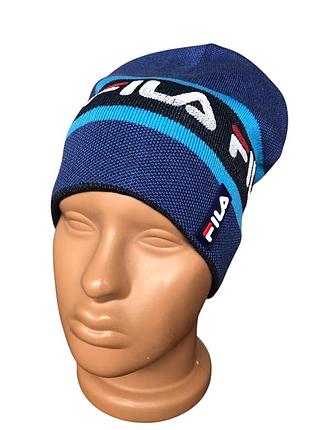 Шапка чоловіча зимова в середині фліс в різних кольорах