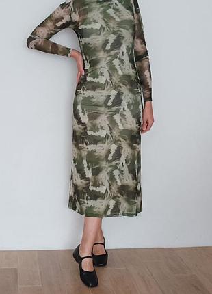 Платье сеточка с подкладкой primark