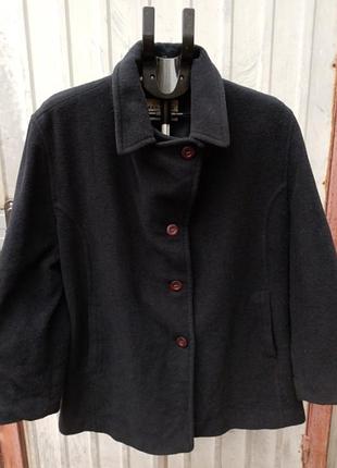 Пальто шерсть укорочене