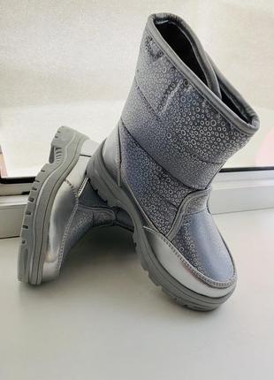 Зимние сапоги детские для девочек {дутики}