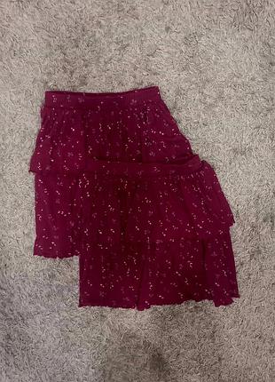 Спідниці для двійні близнят, спідниця тканина рубчик