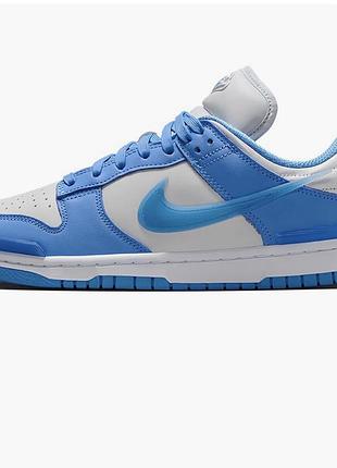 Кросівки жіночі nike dunk low twist white/light blue dz2794-002