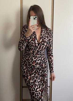 Шикарна леопардова сукня від zack london