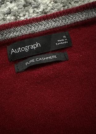 Кашеміровий джемпер светр autograph 5