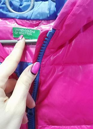 Benetton курточка, яскрава. 3