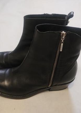 Ботинки кожаные diesel black gold