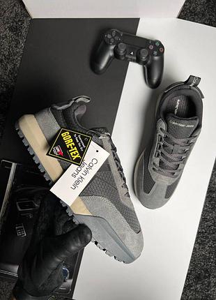 Чоловічі кросівки calvin klein gtx grey beige