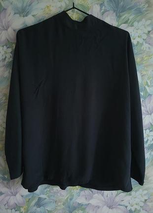Блузка напівшовк massimo dutti
