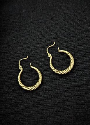 Сережки золото 333