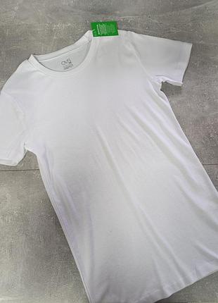 Базова футболока біла біологічна бавовна від ovs