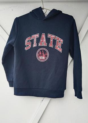 Утепленное худи 8-9 лет