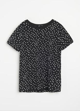 Новая футболка в горошек, хлопок, р. 48 - 52 наш.