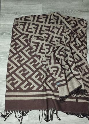Шарф кашеміровий fendi