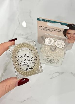 Резинка для волосся invisibobble slim резинка invisibobble пружинка