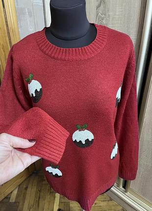 Різдвяний светр з декором