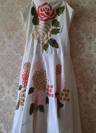Сарафан с вышивкой