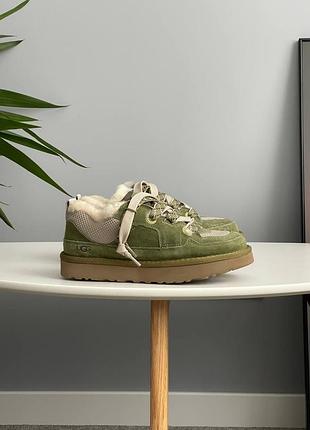 👟 уггі ugg lo lowmel sneaker muted brass fur   / наложка bs👟