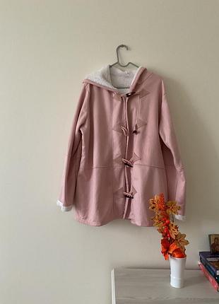 Винтажная легкая куртка на искусственном меху