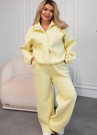 Жіночий теплий якісний спортивний костюм | кофта та штани | 391