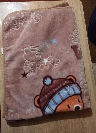 Детский теплый плед