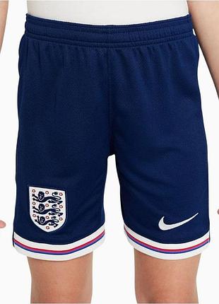 Шорты спортивные детские nike england home stadium junior - темно-синий