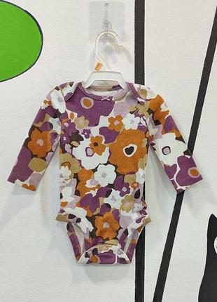 Боди с длинным рукавом картерс для девочки новорожденной