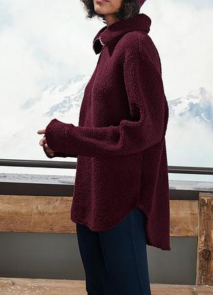 Плюшевий світшот оверсайз