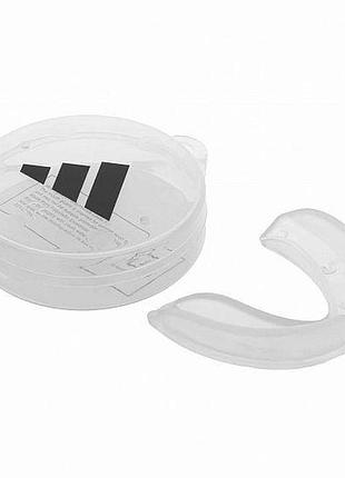 Капа adidas single mouth guard однорядная взрослая | прозрачная | adidas adibp09