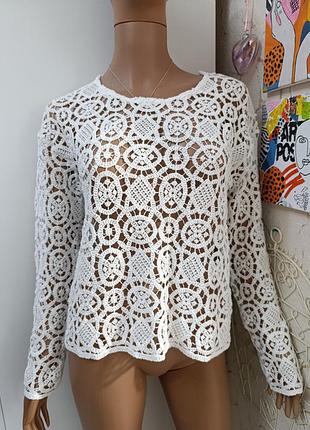 Кофта мереживна нова бавовна