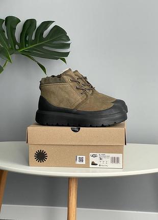👟 уггі ugg neumel hybrid khaki black   / наложка bs👟