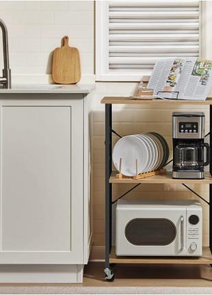 Стелаж leobert dash на колесах в стилі loft натуральний