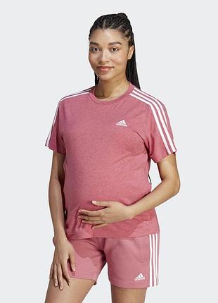 Рожева футболка для вагітних adidas