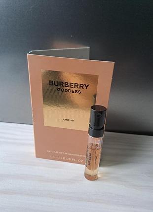 Burberry goddess parfum пробник