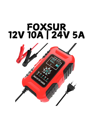 Автомобильное зарядное foxur 10a 12v 24v 5a автомобильная зарядка